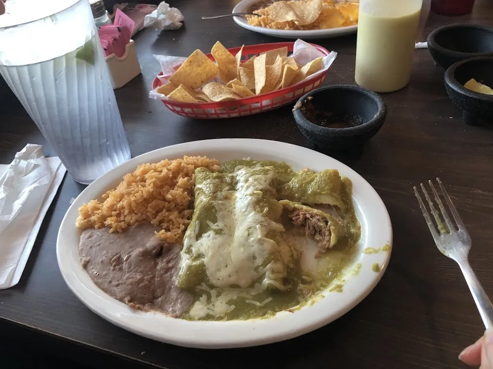 Green Chicken Enchiladas